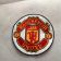 Manchester United Football Club logo design embroidered