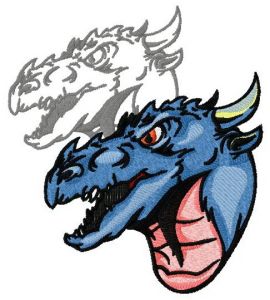 Dragon's shadow 7 embroidery design
