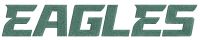 Philadelphia Eagles logo wordmark embroidery design