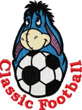 Eeyore Classic Football Logo 