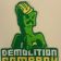 Demolition company badge design embroidered