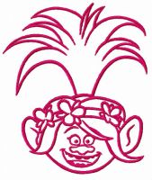 Happy Poppy embroidery design