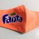 Embroidered mask with fanta  logo