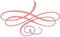 Pink decoration free embroidery design 4