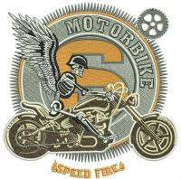 Road angel 2 embroidery design