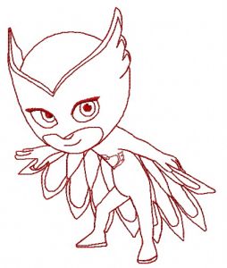 Owlette 2 embroidery design