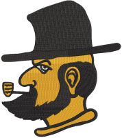 Appalachian State Mountaineers Alternate Logo 2014 embroidery design