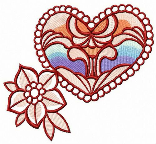 Brooches machine embroidery design