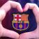 FC Barcelona logo design embroidered