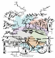 Amsterdam Netherlands 2 embroidery design