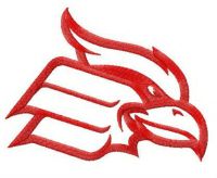 Wheeling Cardinals alternative logo embroidery design