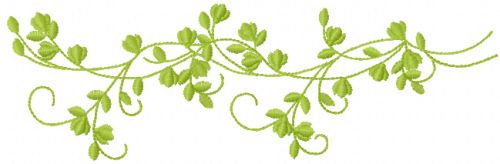 Branch free embroidery design