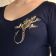 Lizard design on shirt embroidered