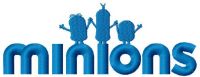 Minions logo embroidery design