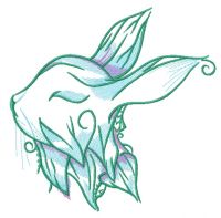 Foliar bunny 4 embroidery design