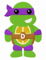 Chibi Donatello  embroidery design