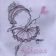 Baby outfit baby ballerina embroidery design