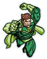 Superhero's attack 2 embroidery design