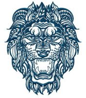 Lion 4 embroidery design