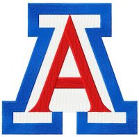 Arizona Wildcats logo embroidery design