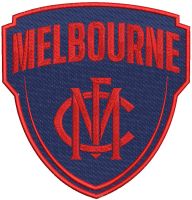 Melbourne Football Club Logo embroidery design
