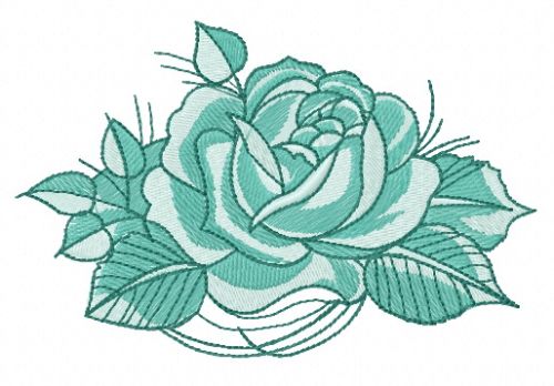 Rose 5 machine embroidery design