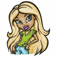 Bratz embroidery design