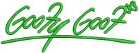 Goofy wordmark embroidery design