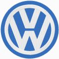 Volkswagen logo embroidery design