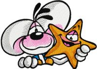Diddl and friend embroidery design
