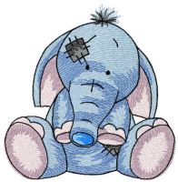My cute elephant embroidery design