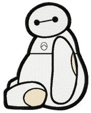 Baymax embroidery design