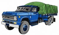 Chevrolet D60 car 2 embroidery design