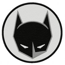 Batman badge 2 embroidery design