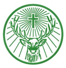 Jägermeister alternative logo embroidery design