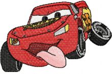 Lightning McQueen small size 2  embroidery design
