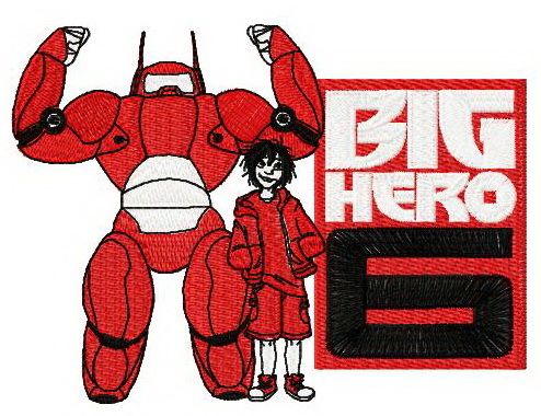 Strong heroes machine embroidery design