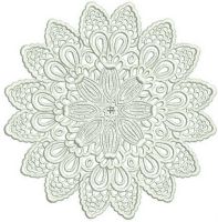 Lace doily 4 embroidery design