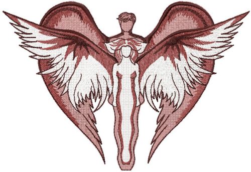 Angel free embroidery design