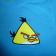 Angry birds Yellow design on t-shirt embroidered