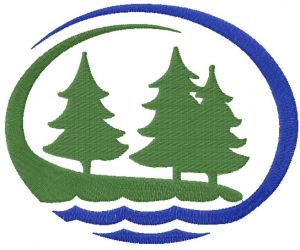 Bemidji State University logo embroidery design