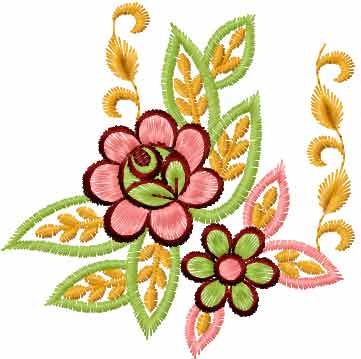 Flower 47 free machine embroidery design