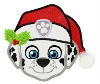 Merry Christmas, Marshall embroidery design