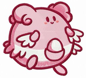 Blissey embroidery design