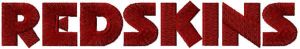 Redskins wordmark logo