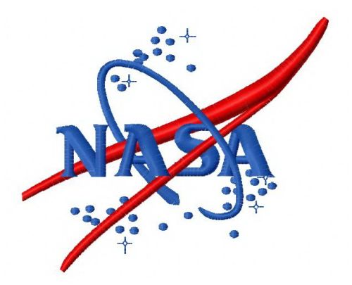 NASA logo 2 machine embroidery design