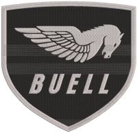 Buell Motorcycle Company logo embroidery design