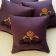 Embroidered Crown Royal Maple logo on pillowcase