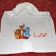 Bath towel embroidered with friends Winnie Pooh, Tigger and Heffalump