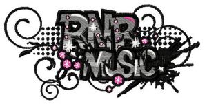 R'n'B music embroidery design
